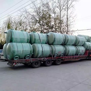 鲁强专业生产 玻璃钢隔油池 环?；喑?地埋式沉淀池 大型化粪池
