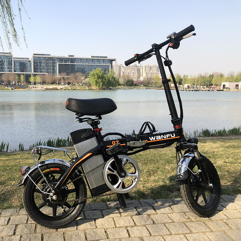 14寸鋰電池折疊電動車鋰電池代步車 便攜超輕電動車 廠家可加工定制