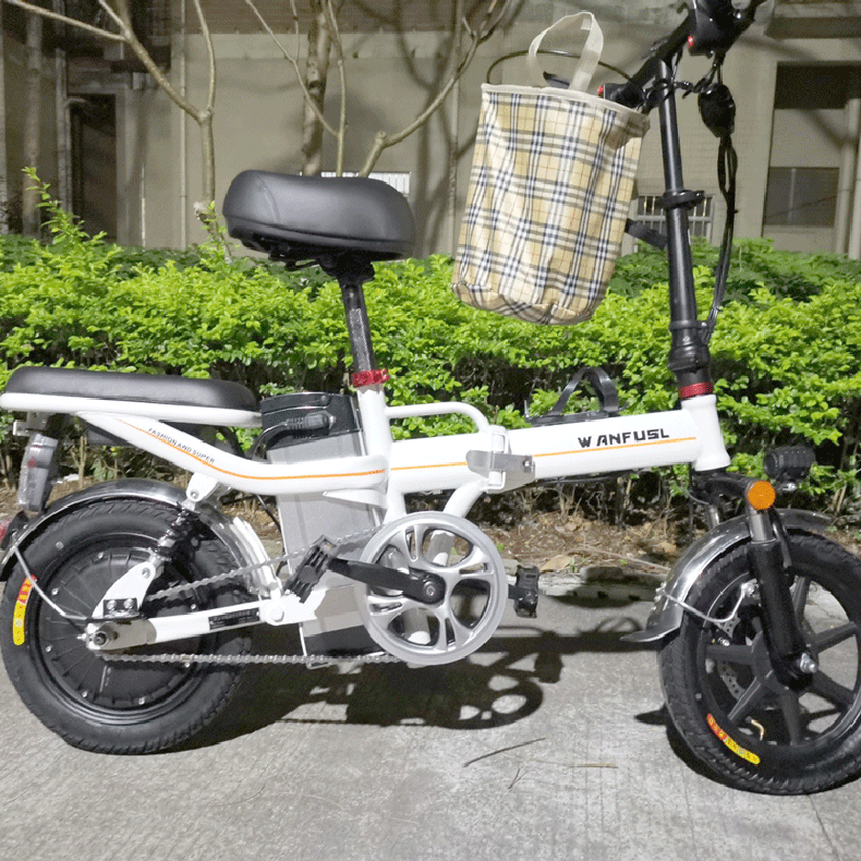 現貨直供迷你小型電動車 新國標3C認證 便攜超輕折疊電動自行車