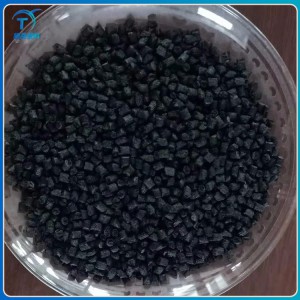 黑色再生塑料颗粒 PA66 耐磨注塑级工程塑料 普通尼龙塑料批发