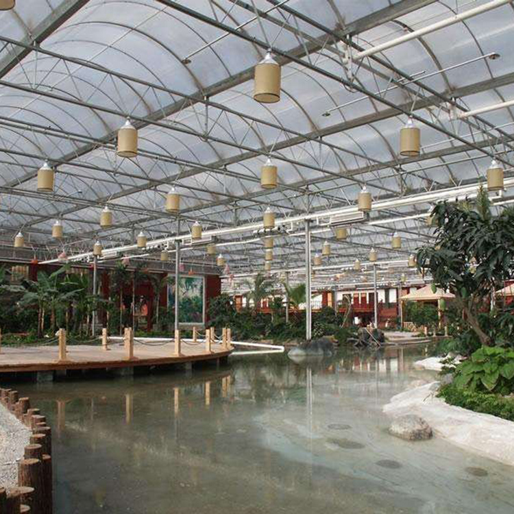 陽光休閑餐廳溫室 陽光板溫室大棚 翔浩農業
