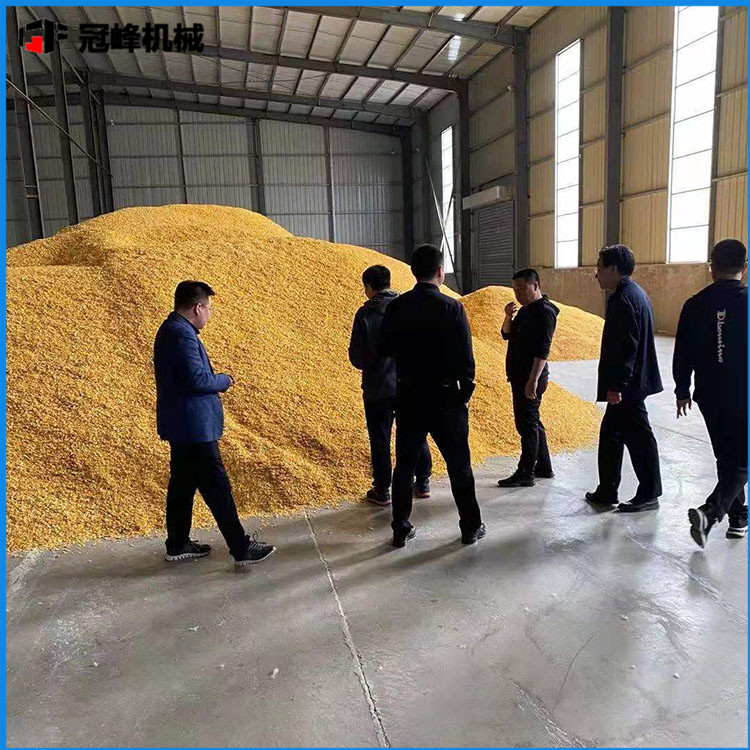 大型蒸汽玉米生產線 日產200噸 畜牧養殖用飼料壓片設備 冠峰機械