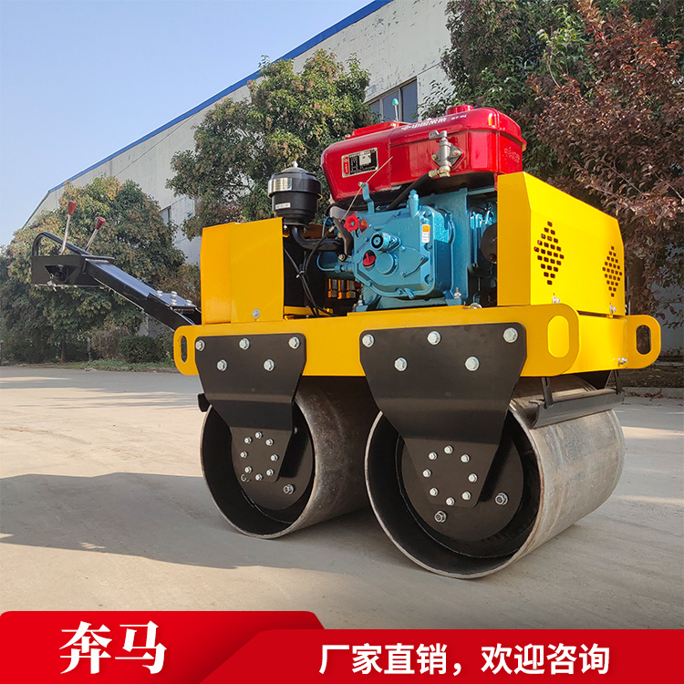 山東小型壓路機生產廠家 雙鋼輪小型壓路機生產廠家 奔馬